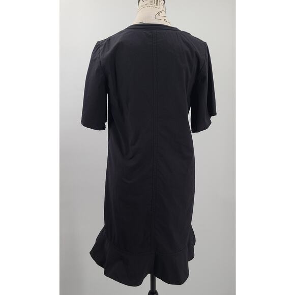 Proenza Schouler silk babydoll dress black Size 4 Preloved Excellent Whimisgoth - Picture 3 of 11